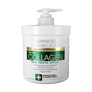 Advanced clinicals SPA size collagens skin rescue lotion 454gms
