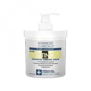 Advanced clinicals SPA size retinol advanced firming cream 454gms