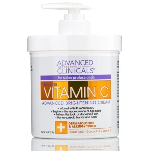 Advanced clinicals SPA size vitamin C advanced brightening cream 454gms