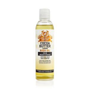 American dream cocoa butter lemon body oil  with kojic acid &liquorice 200ml