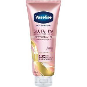 Vaseline healthy bright gluta HYA dewy radiance 330ml