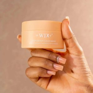 WIX deep detox clean mask  purifiant clay with charcoal beads 80gms