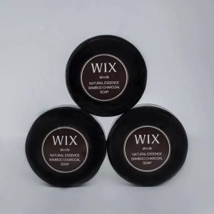 WIX natural essence bamboo charcoal soap 3pcs 100gms each