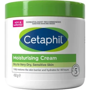 Cetaphil Moisturising Cream, 450g For Dry to Very Dry, Sensitive Skin