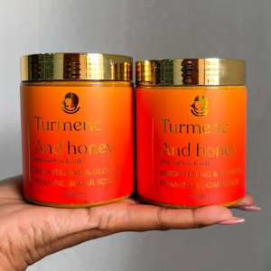 Egyptian Glow Turmeric honey brightening and glowing sugar foaming scrub 250gms