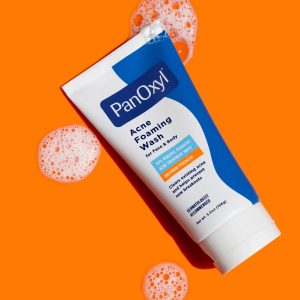 PanOxyl Acne Foaming Wash Benzoyl Peroxide 10% Maximum Strength Antimicrobial, 156g