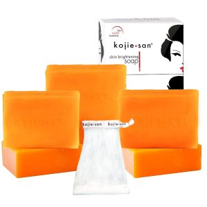 Kojie San Skin and Body Brightening Soap - Original Kojic Acid, Dark Spot Remover Bar Soap