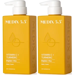 Medix 5.5 vitamin c plus tumeric brightening body lotion
