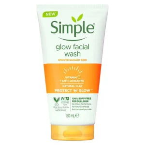 Simple Glow facial wash cleanser