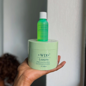 Wix lemon body cream and serum bundle