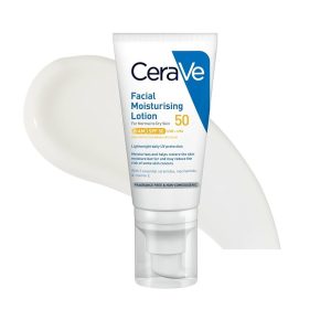 CeraVe AM Facial Moisturizing Lotion with SPF 50 (52ml)